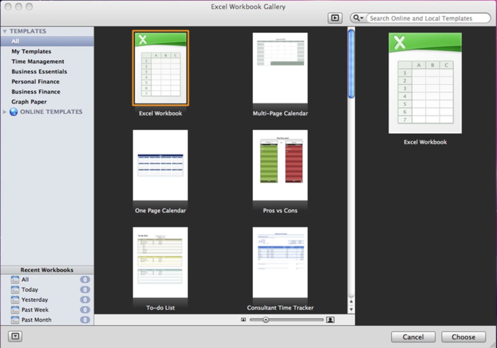 Microsoft excel for mac 10 5 8